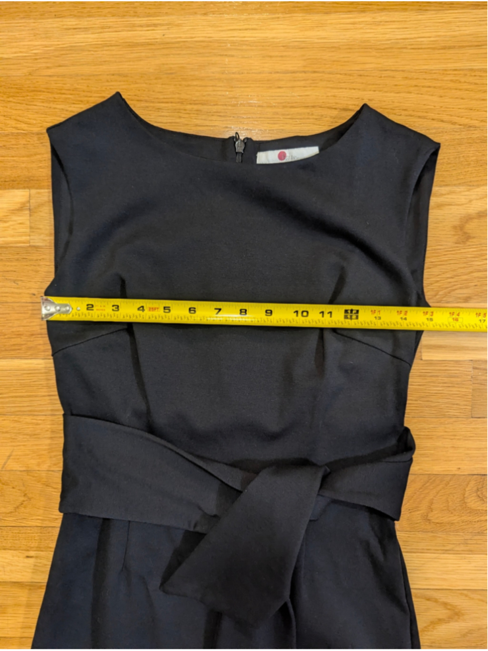 Boden Black Ponte Midi Dress Size 2 - Picture 4 of 13